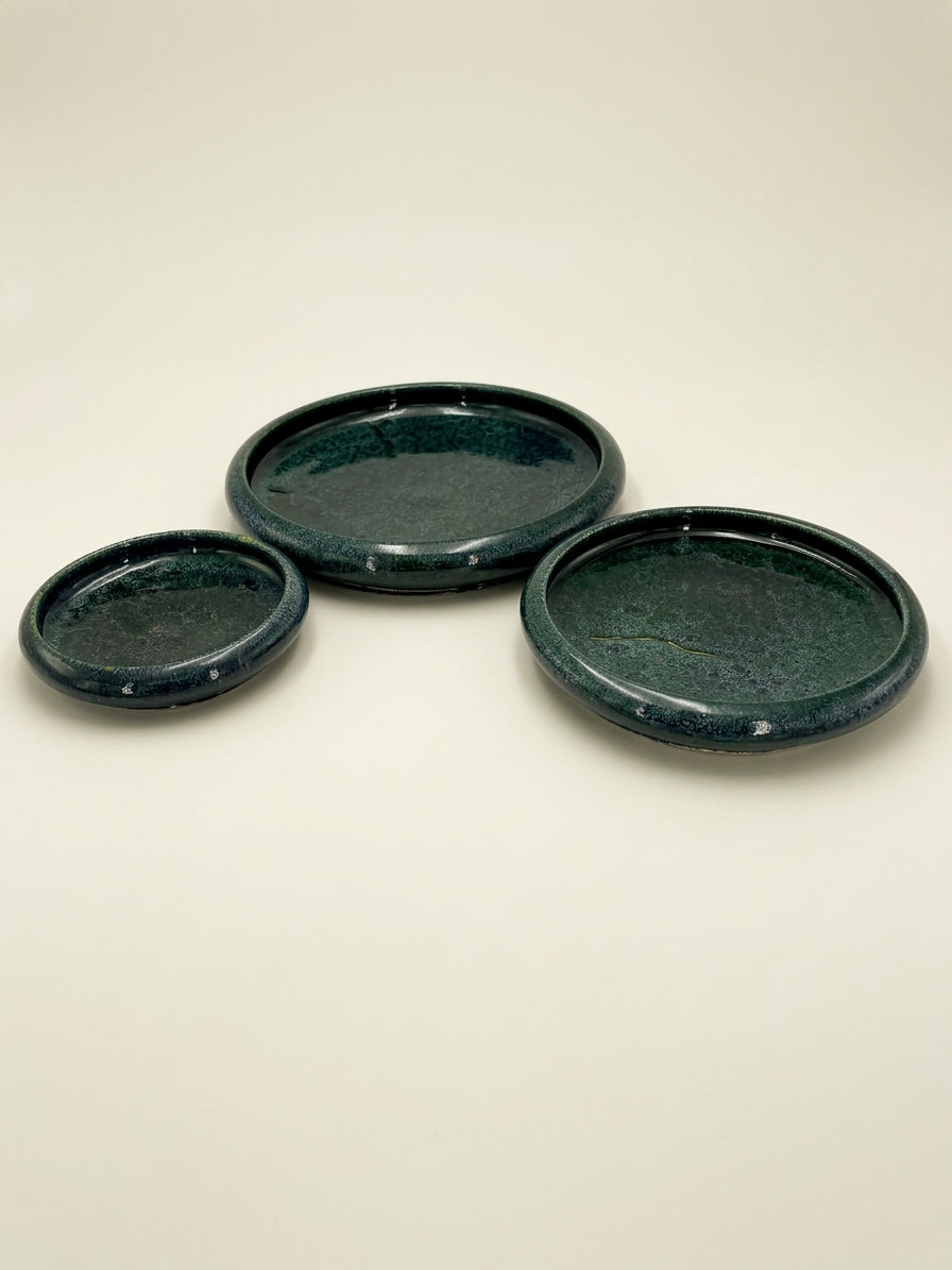 Ceramic Plant Saucer Set of 3