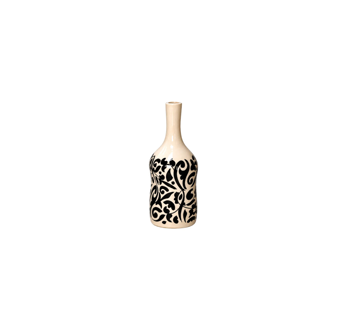 Black Ceramic Table Vase