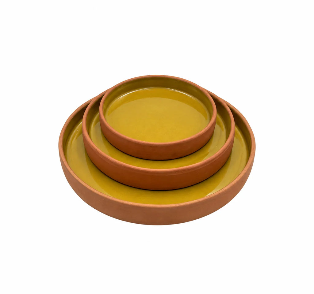 Restaurantware Ceramic Plates – Set of 3