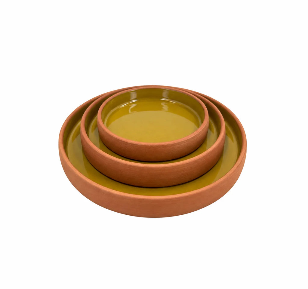 Restaurantware Ceramic Plates – Set of 3