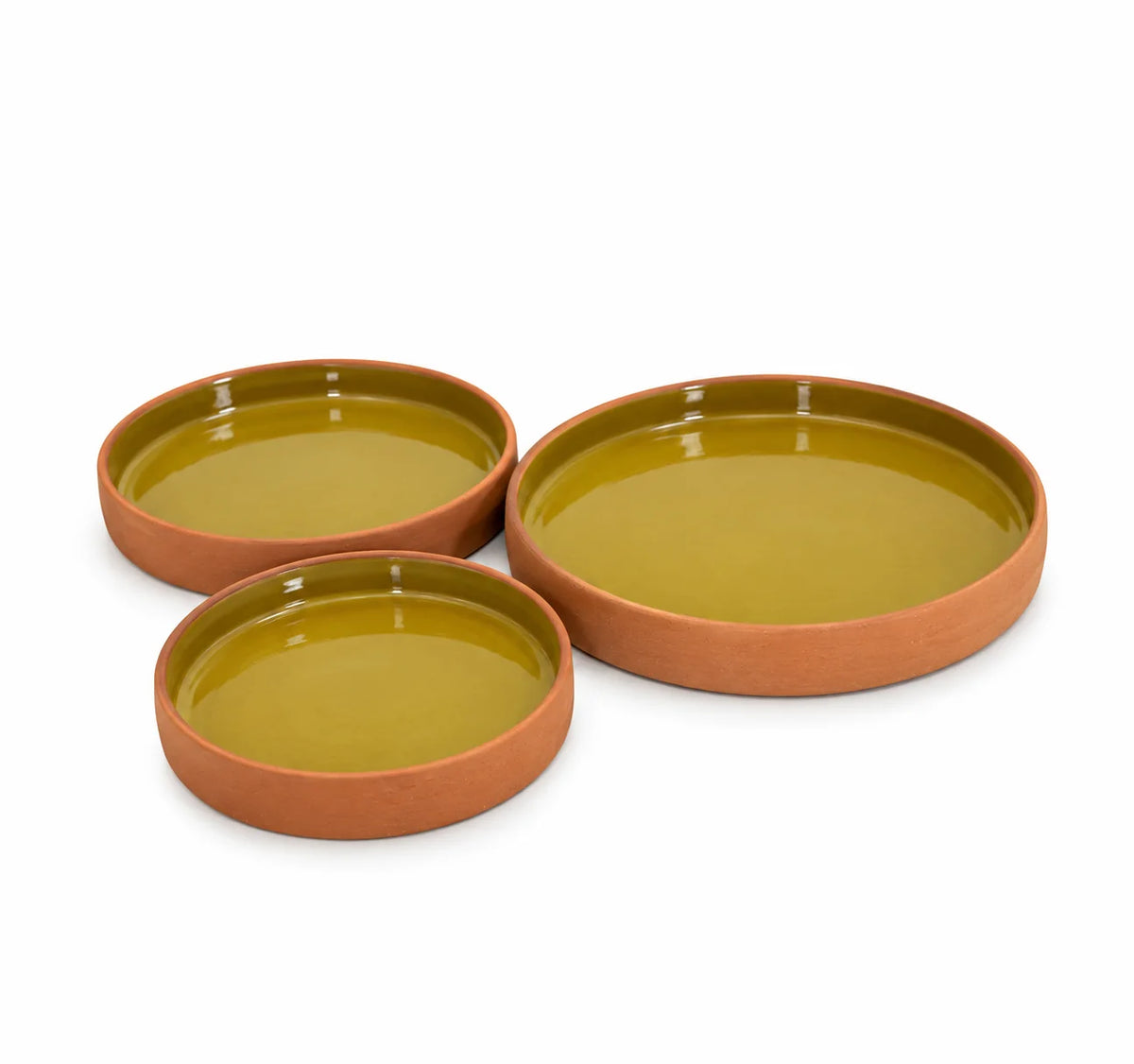 Restaurantware Ceramic Plates – Set of 3