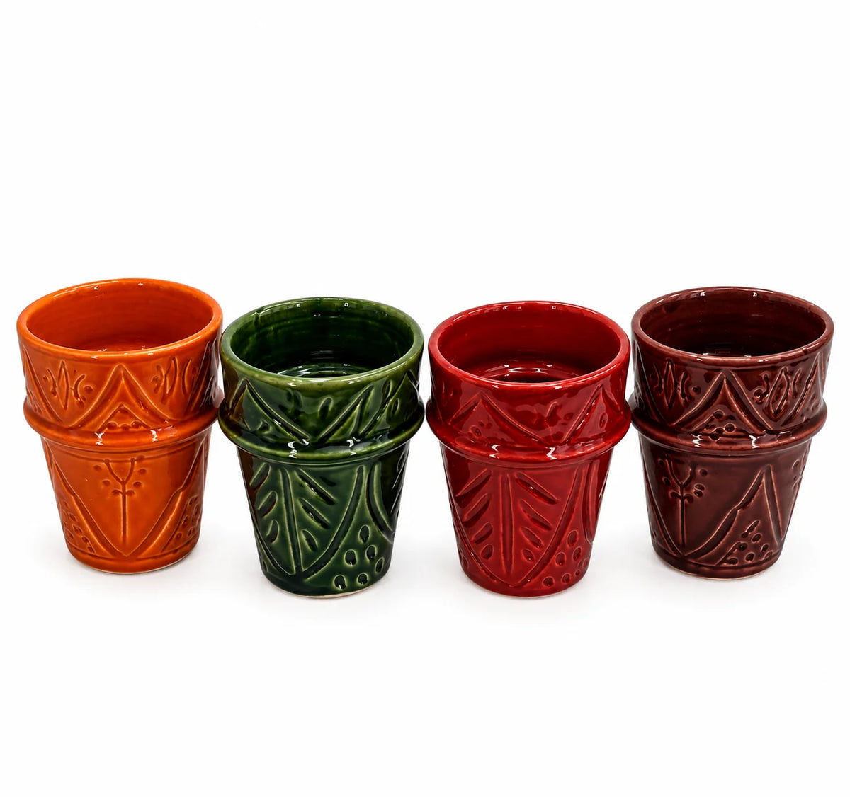 Traditional Moroccan Clay Tea Cup
